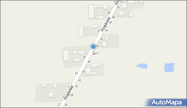 Kurowice, Rządowa, 38, mapa Kurowice