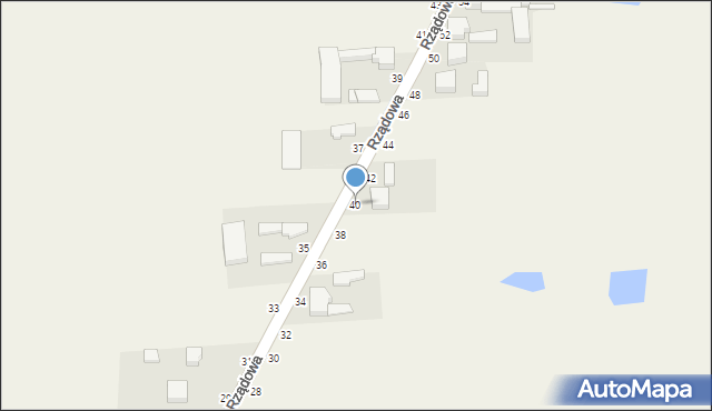 Kurowice, Rządowa, 40, mapa Kurowice