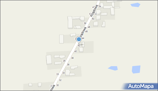 Kurowice, Rządowa, 42, mapa Kurowice