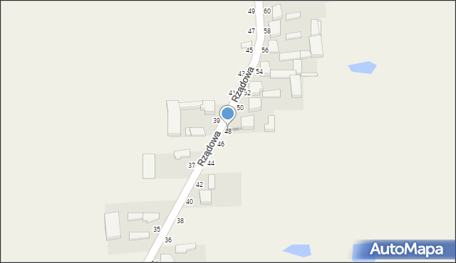 Kurowice, Rządowa, 48, mapa Kurowice