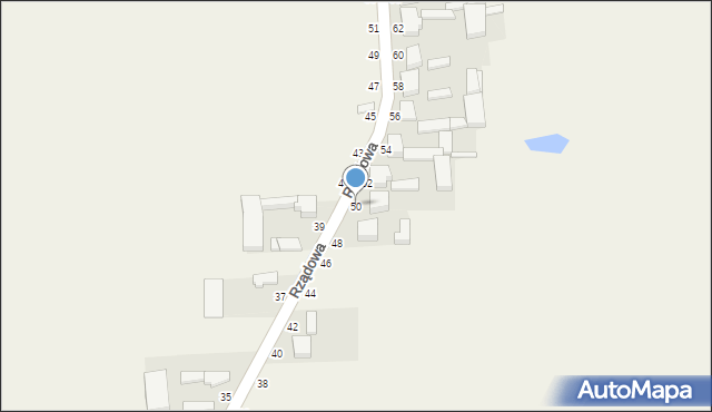 Kurowice, Rządowa, 50, mapa Kurowice