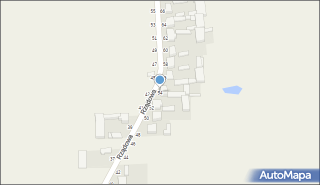 Kurowice, Rządowa, 54, mapa Kurowice