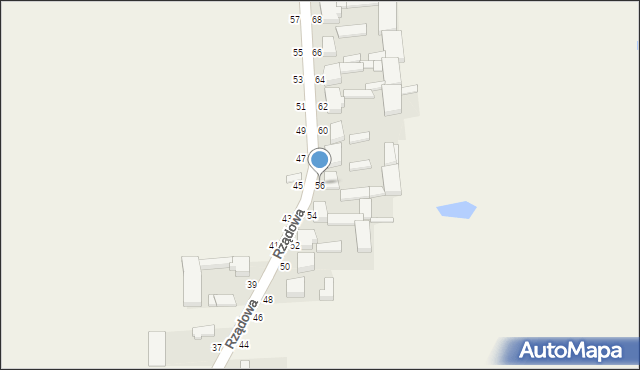 Kurowice, Rządowa, 56, mapa Kurowice