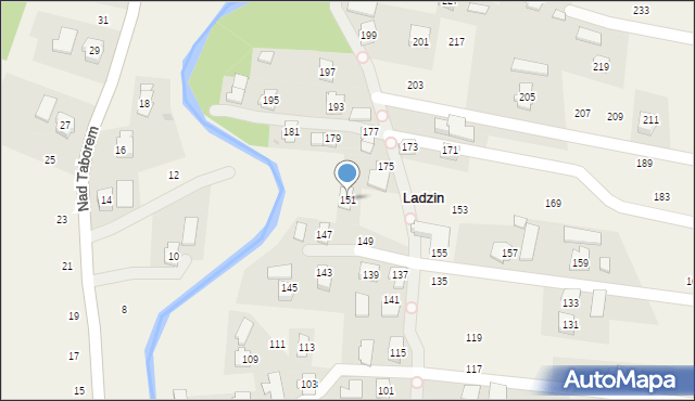 Ladzin, Rzeszowska, 151, mapa Ladzin