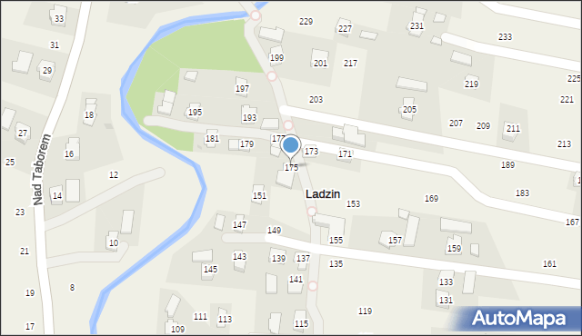 Ladzin, Rzeszowska, 175, mapa Ladzin