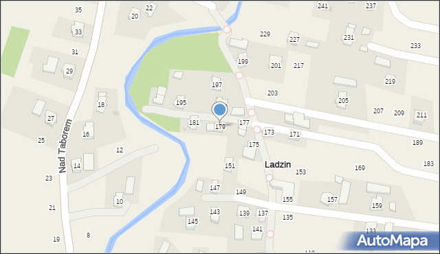 Ladzin, Rzeszowska, 179, mapa Ladzin