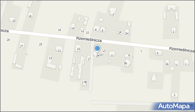 Makowiec, Rzemieślnicza, 15, mapa Makowiec