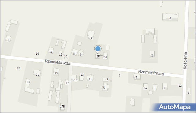 Makowiec, Rzemieślnicza, 2F, mapa Makowiec