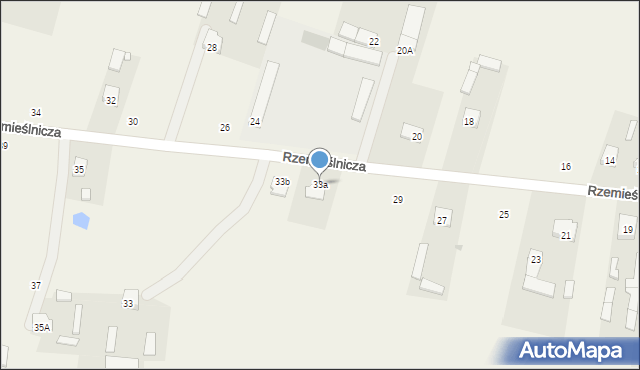 Makowiec, Rzemieślnicza, 33a, mapa Makowiec