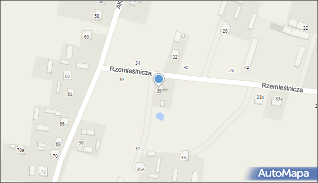 Makowiec, Rzemieślnicza, 35, mapa Makowiec