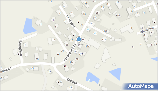 Mała Nieszawka, Rzemieślnicza, 35, mapa Mała Nieszawka