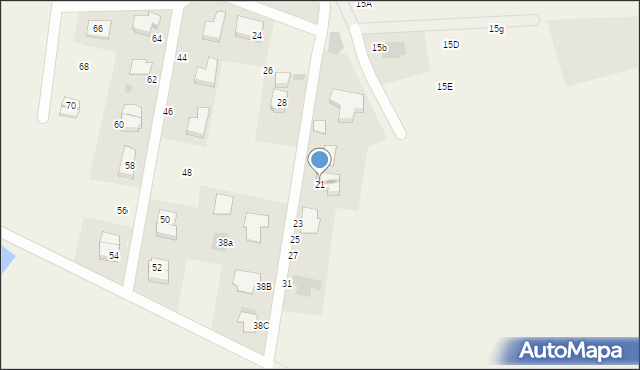 Mścice, Rzemieślnicza, 21, mapa Mścice