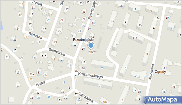 Opole Lubelskie, Rzemieślnicza, 10a, mapa Opole Lubelskie