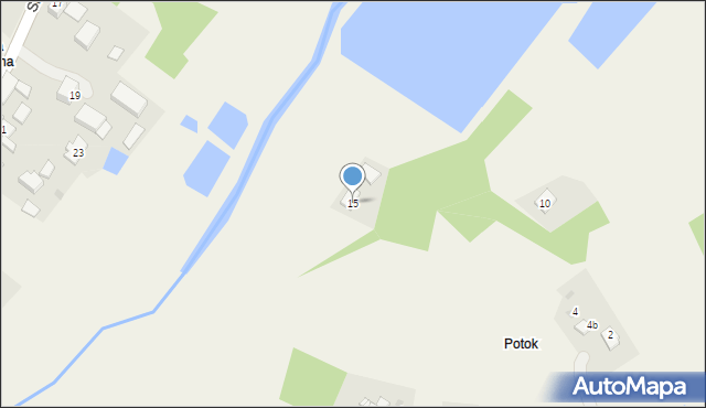 Pielgrzymowice, Rzeczna, 15, mapa Pielgrzymowice