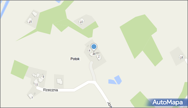 Pielgrzymowice, Rzeczna, 4b, mapa Pielgrzymowice