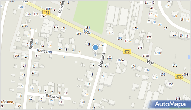 Piotrków Trybunalski, Rzeczna, 2, mapa Piotrków Trybunalski