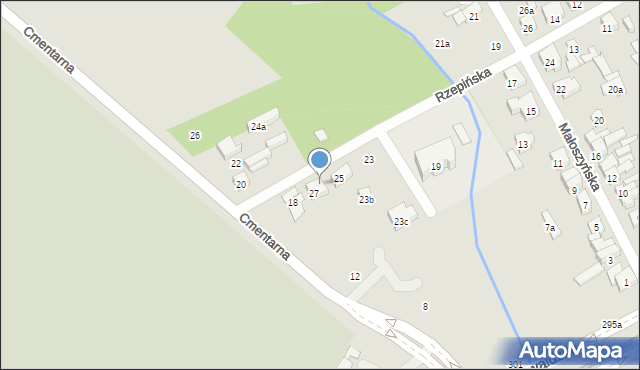 Poznań, Rzepińska, 27a, mapa Poznania