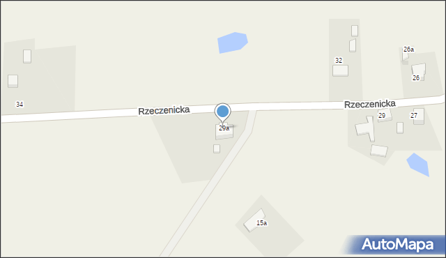 Przechlewo, Rzeczenicka, 29a, mapa Przechlewo