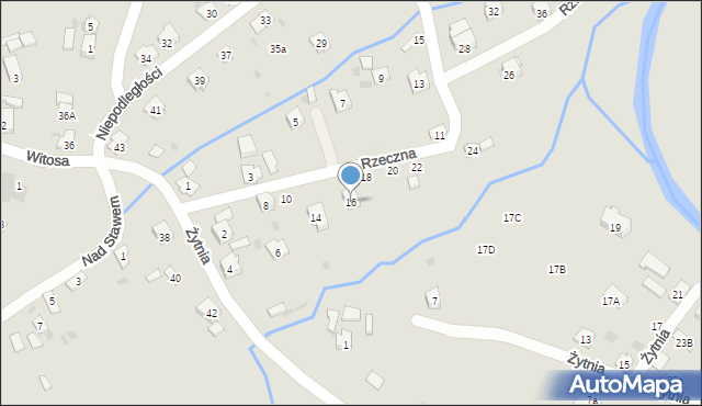 Przeworsk, Rzeczna, 16, mapa Przeworsk