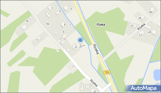 Rodaki, Rzeka, 10, mapa Rodaki