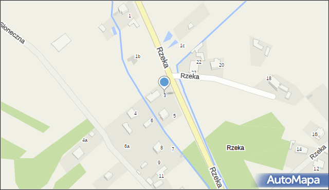 Rodaki, Rzeka, 3, mapa Rodaki