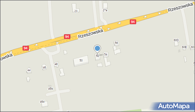 Ropczyce, Rzeszowska, 52, mapa Ropczyce