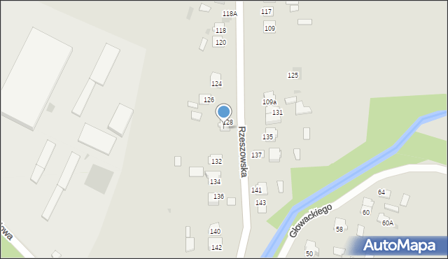 Rudnik nad Sanem, Rzeszowska, 130, mapa Rudnik nad Sanem