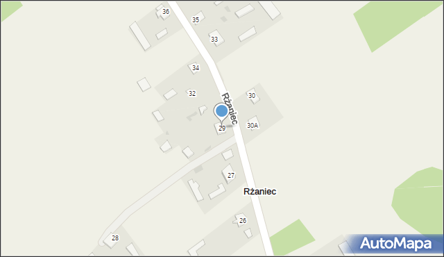 Rżaniec, Rżaniec, 29, mapa Rżaniec