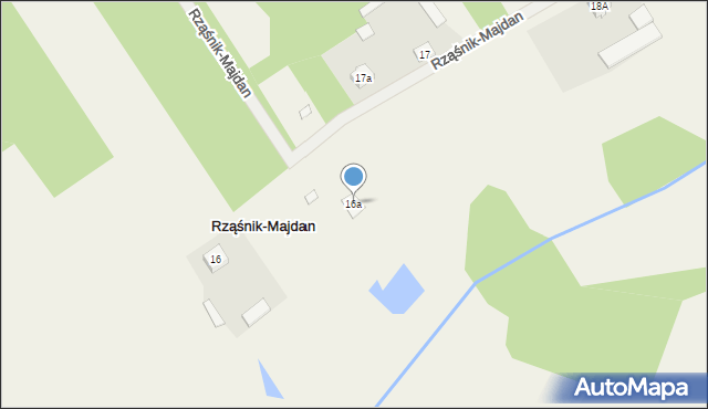 Rząśnik-Majdan, Rząśnik-Majdan, 16a, mapa Rząśnik-Majdan