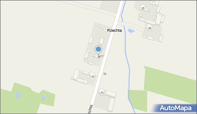 Rzechta, Rzechta, 38, mapa Rzechta