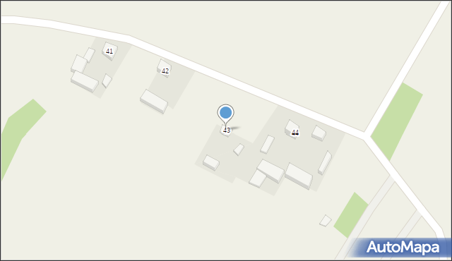 Rzechta Drużbińska, Rzechta Drużbińska, 43, mapa Rzechta Drużbińska