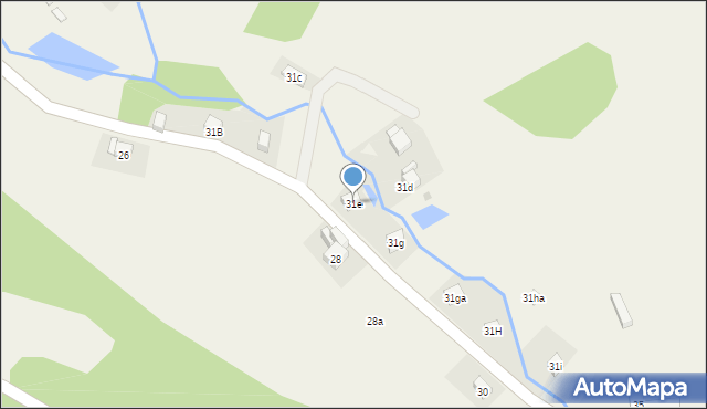 Rzeczka, Rzeczka, 31e, mapa Rzeczka