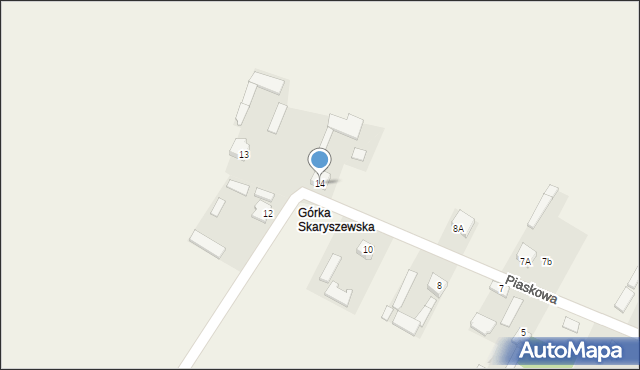 Rzeczków, Rzeczków, 14, mapa Rzeczków