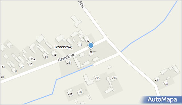 Rzeczków, Rzeczków, 29, mapa Rzeczków