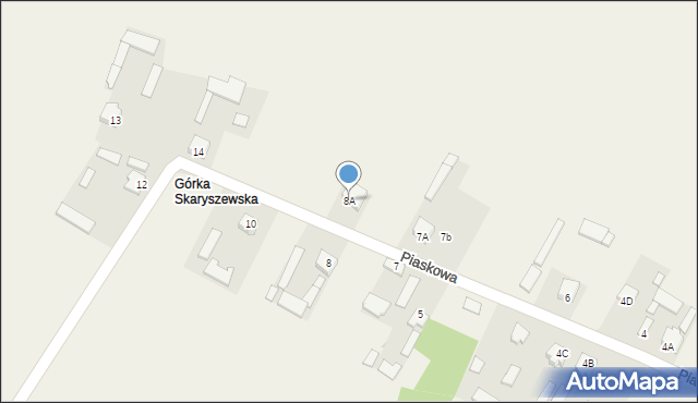 Rzeczków, Rzeczków, 8A, mapa Rzeczków