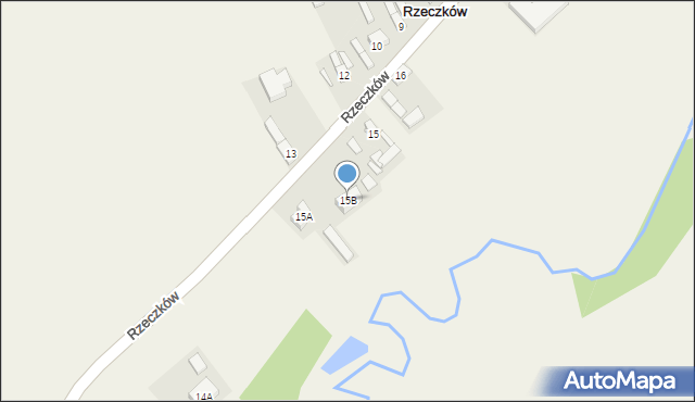 Rzeczków, Rzeczków, 15B, mapa Rzeczków