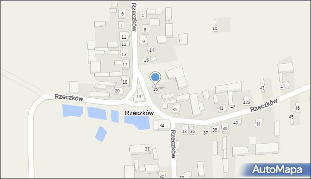 Rzeczków, Rzeczków, 16, mapa Rzeczków