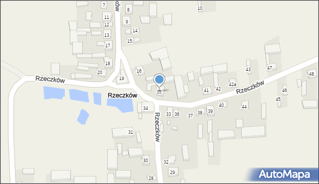 Rzeczków, Rzeczków, 35, mapa Rzeczków