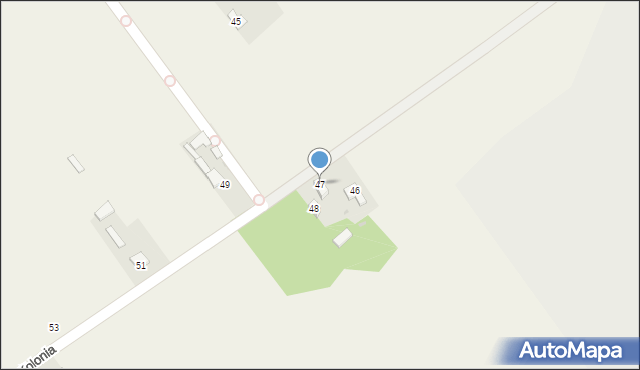 Rzeczków-Kolonia, Rzeczków-Kolonia, 47, mapa Rzeczków-Kolonia