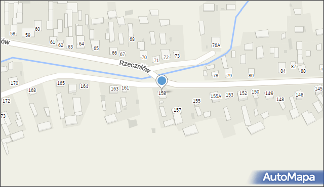 Rzeczniów, Rzeczniów, 158, mapa Rzeczniów