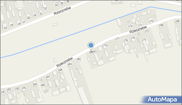 Rzeczniów, Rzeczniów, 180, mapa Rzeczniów