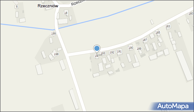 Rzeczniów, Rzeczniów, 194, mapa Rzeczniów