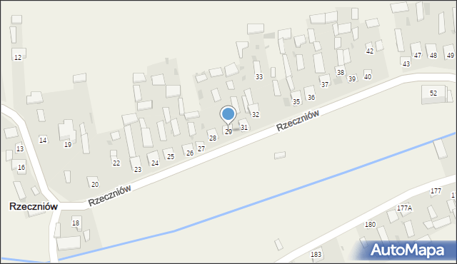 Rzeczniów, Rzeczniów, 29, mapa Rzeczniów