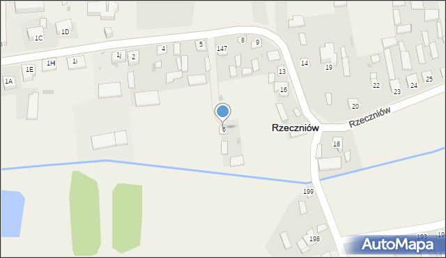 Rzeczniów, Rzeczniów, 6, mapa Rzeczniów