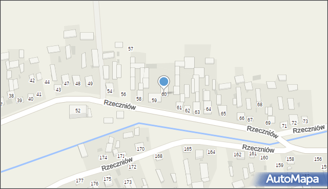 Rzeczniów, Rzeczniów, 60, mapa Rzeczniów