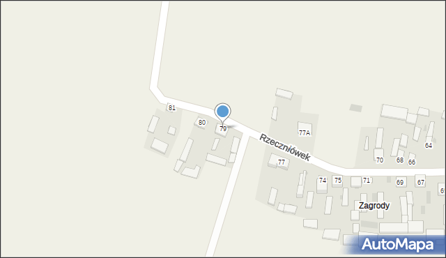 Rzeczniówek, Rzeczniówek, 79, mapa Rzeczniówek