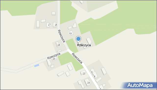 Rzeczyca, Rzeczyca, 10, mapa Rzeczyca