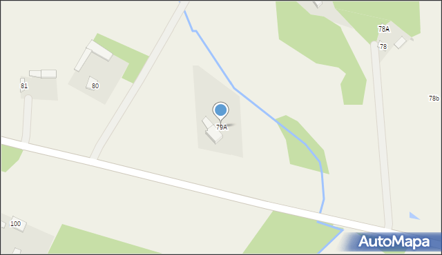 Rzeczyca-Kolonia, Rzeczyca-Kolonia, 79A, mapa Rzeczyca-Kolonia