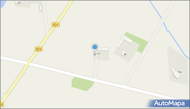 Rzeczyca-Kolonia, Rzeczyca-Kolonia, 81, mapa Rzeczyca-Kolonia