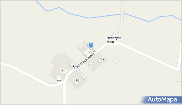 Rzeczyca Mała, Rzeczyca Mała, 5/2, mapa Rzeczyca Mała